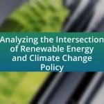 Analyzing the Intersection of Renewable Energy and Climate Change Policy