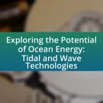 Exploring the Potential of Ocean Energy: Tidal and Wave Technologies