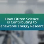 How Citizen Science is Contributing to Renewable Energy Research