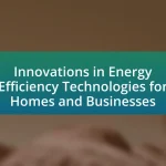 Innovations in Energy Efficiency Technologies for Homes and Businesses