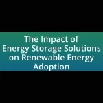The Impact of Energy Storage Solutions on Renewable Energy Adoption