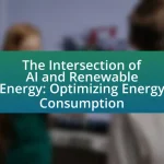 The Intersection of AI and Renewable Energy: Optimizing Energy Consumption