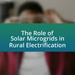 The Role of Solar Microgrids in Rural Electrification