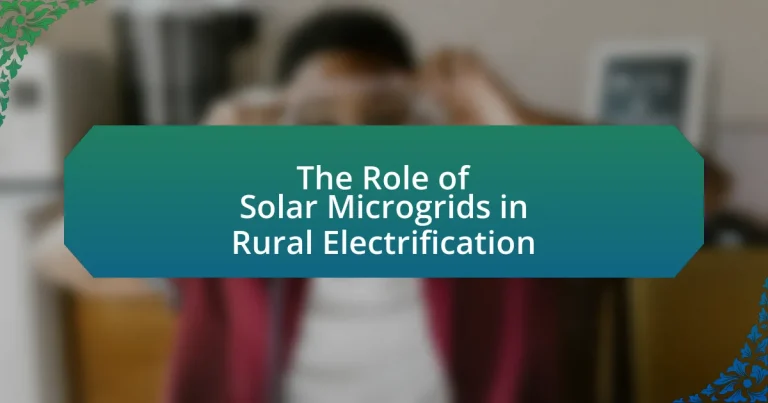 The Role of Solar Microgrids in Rural Electrification